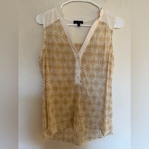 The Limited Women’s Caramel/Cream Top